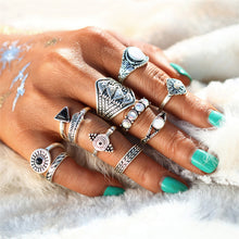 Vintage Crystal Opal Rings